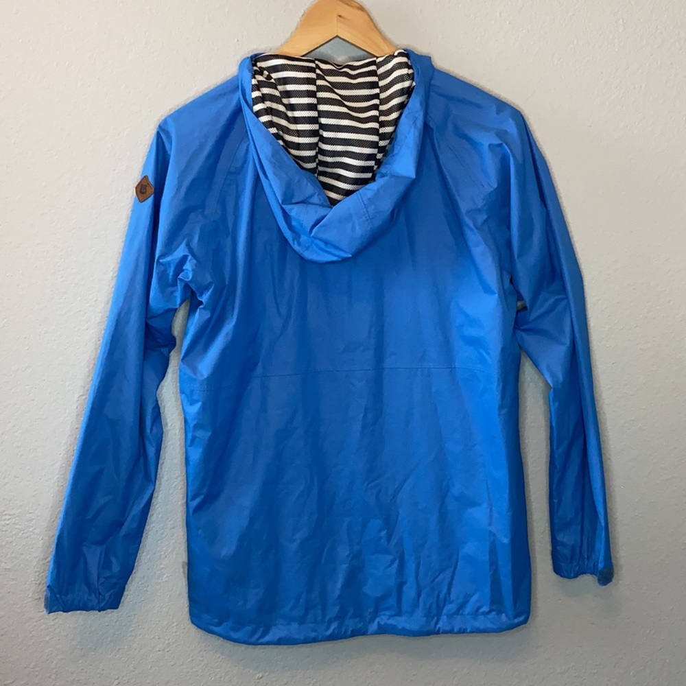 Burton Blue Rain Jacket Shell Packable Dryride L - image 2